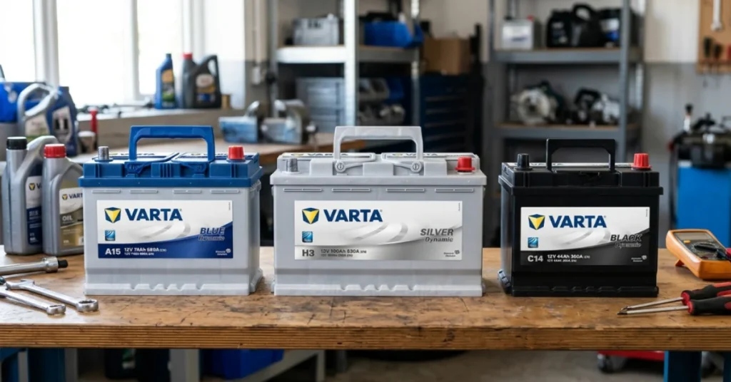 Varta Blue Battery vs Silver, Black & Dynamic